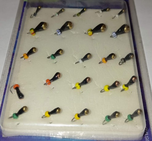 Мормышки вольфрамовые Набор № 6  (упак 25шт)