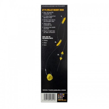 Поводок готовый Guru F1 Pellet Pole Rig 15см №18