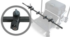 Крепление на платформу для садков и аксессуаров Preston OFFBOX PRO - PRO TOOL BAR 3 гнезда