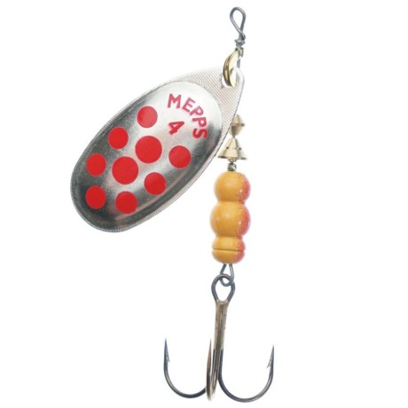 Блесна Mepps Aglia Decoree №4 ( 9 г) Silver Red Dot
