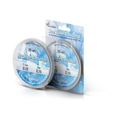 Леска монофильная ALLVEGA &quot;Ice Line Concept&quot; 25м 0,12мм (2,15кг) прозрачная