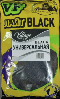 Прикормка Деревенская Трапеза VF Лайт BLACK универсальная Пряная 0.9 кг.
