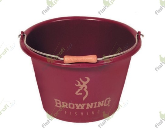 Ведро 17 л Browning бордовое