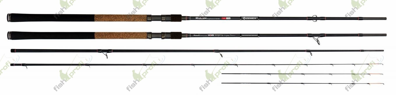 Удилище фидерное (фидер) ZEMEX RAZER 11 ft до 50,0 гр.