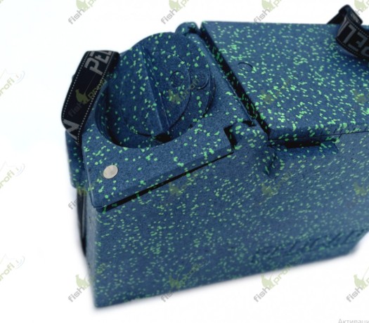 Ящик рыболовный для зимней рыбалки PELICAN ICE BOX (Синий с салатовым)