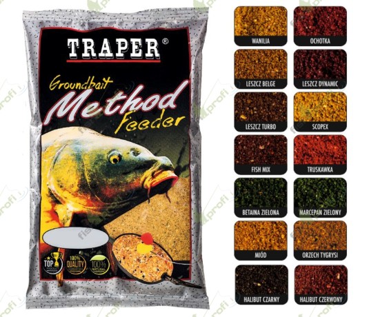 Прикормка Метод фидер Лещ Турбо TRAPER Method Feeder Bream Turbo 750гр