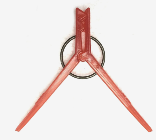 Подставка под зимнюю удочку Прищепка