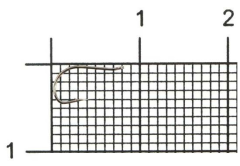 Крючки metsui IZUMEZINA цвет bln, размер № 10, (в уп. 12 шт.)