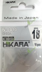 44002 Крючки CHICA никель № 18 рыболовные