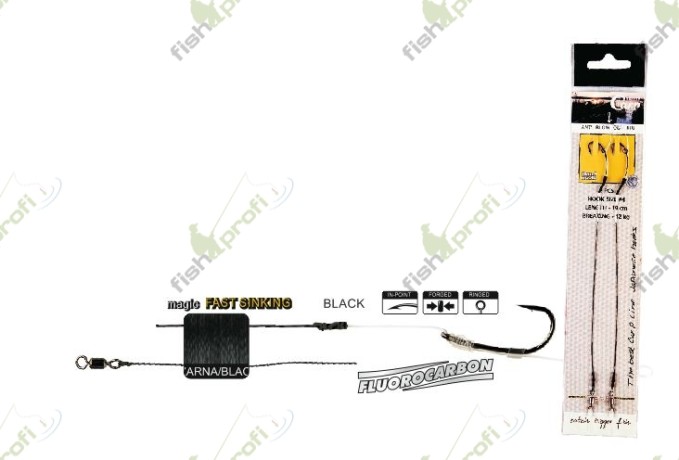 72106 Готовый карповый поводок TRAPER №2