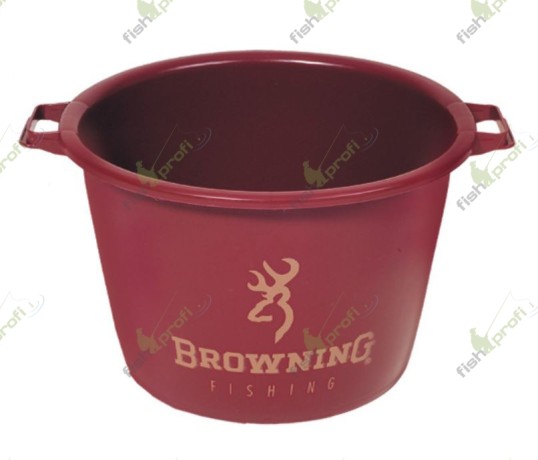 Ведро 40 л Browning бордовое