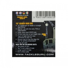 Поводок готовый Guru Feeder Hair Rigs MWG 15&quot; 38см №14