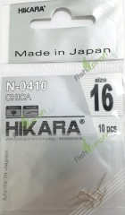 44003 Крючки CHICA никель № 16 рыболовные