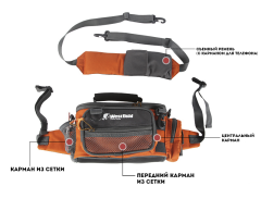 Сумка поясная рыболовная &quot;WESTFIELD&quot;