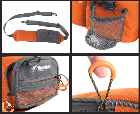 Сумка поясная рыболовная "WESTFIELD"