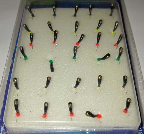 Мормышки вольфрамовые Набор № 71 (упак 25шт)