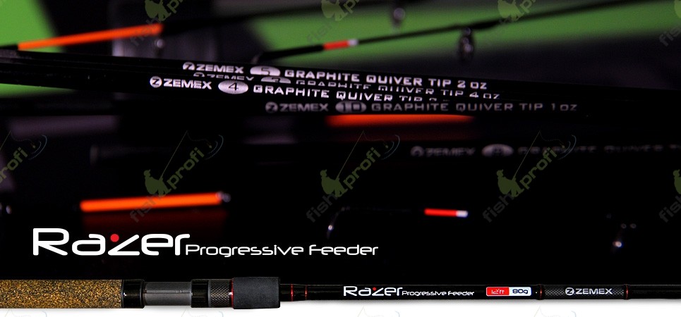 Удилище фидерное (фидер) ZEMEX (Земекс) RAZER 13 ft до 110,0 гр.