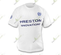 Футболка белая с принтом PRESTON WHITE  р-р S