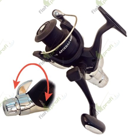 Катушка б/ин "Волжанка Арсенал 3000" (3 подш) 0,2мм/200м задн. фрикц.