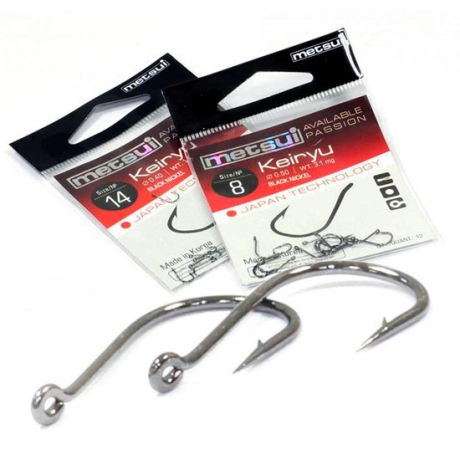 Крючки metsui KEIRYU цвет bln, размер № 12, (в уп. 12 шт.)