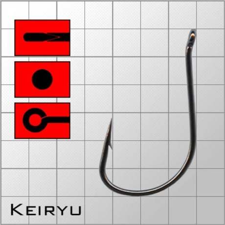 Крючки metsui KEIRYU цвет bln, размер № 12, (в уп. 12 шт.)