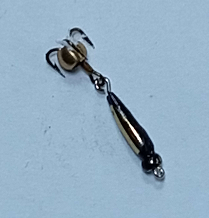 Мормышка Чертик Гвозди-Шарик с коронкой и подвесным крючком малый