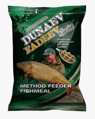 Прикормка "DUNAEV-FADEEV" 1кг Method Feeder Fishmeal (Рыбная Мука)