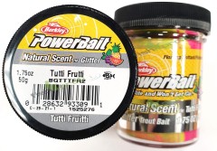 Паста форелевая Berkley Powerbait радужная Тутти-Фрутти, 50 гр.