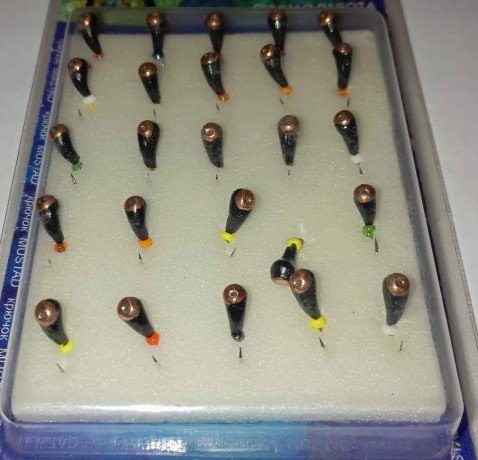 Мормышки вольфрамовые Набор № 74 (упак 25шт)