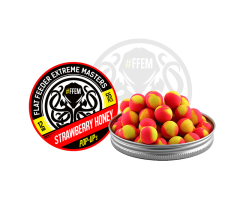 FFEM Pop-Up Strawberry Honey - Плавающие бойлы (Клубника мед) 12 мм.