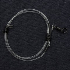 Готовый монтаж Korda Dark Matter Leader №8 Ring Swivel 50см Clear 40lb