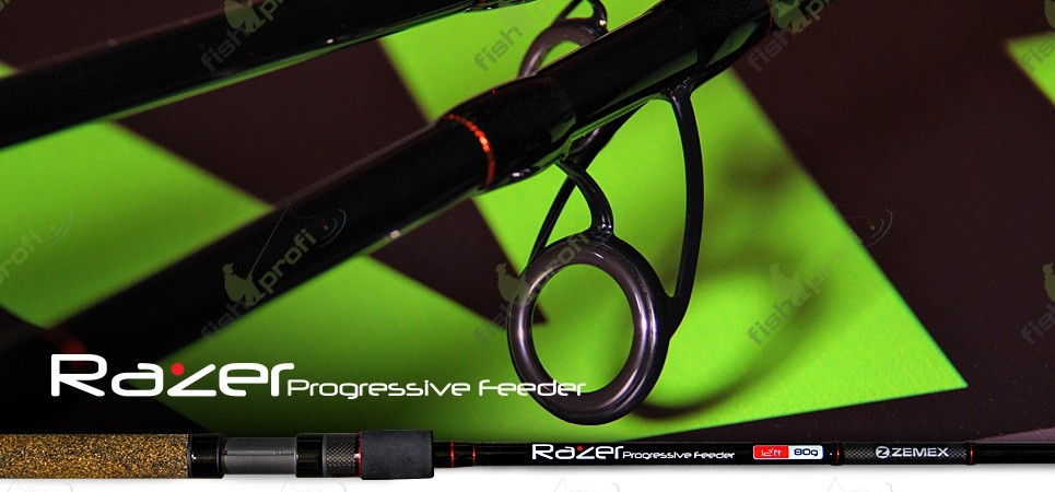 Удилище фидерное (фидер) ZEMEX RAZER 14 ft до 140,0 гр.