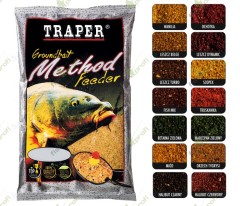 Прикормка Метод фидер Клубника TRAPER Method Feeder Fresh Strawberry 750гр