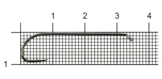 Крючки metsui LONG PLAINSHANK цвет bln, размер № 4, (в уп. 12 шт.)