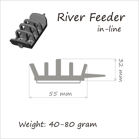 Кормушка ORANGE River Feeder, 40 гр.,