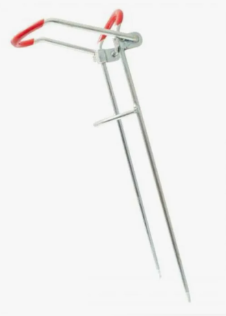 Подставка под комель удочки  28 см сталь диам.5 мм.