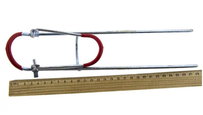 Подставка под комель удочки  28 см сталь диам.5 мм.