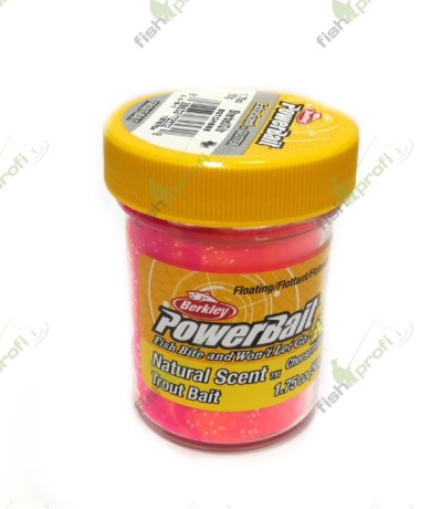 Паста форелевая Berkley Powerbait розовая сыр, 50 гр.