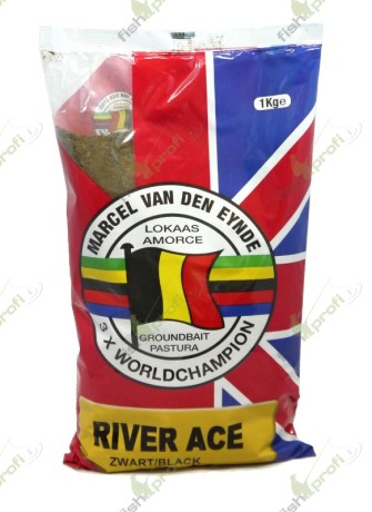 Прикормка MARCEL VDE River Ace черная 1кг.