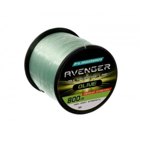 Леска Flagman Avenger Olive Line 800м 0,35мм