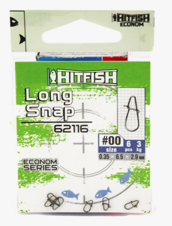Застёжка Long Snap HITFISH # 0