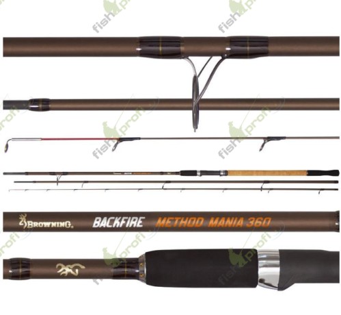Удилище фидерное 3.30 m Backfire Mania Browning 60 гр.