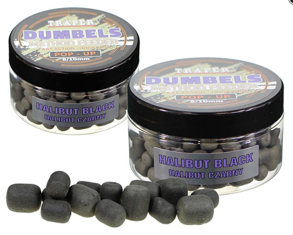 Method Feeder Pop Up Halibut Black Поп-ап бойлы Метод Фидер 10 мм Халибут Черный 30 г