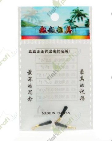 Коннектор резиновый с вертлюжком для крепления поплавка на оснастку «Herabuna» р-р L (Тайвань)