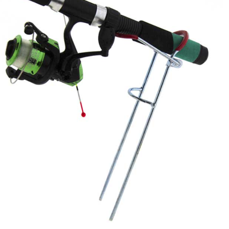 Подставка под комель удочки  40 см сталь диам.5 мм.