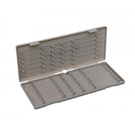 FLAGMAN Поводочница Hooklenght Box Gray 23х10х2см