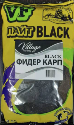 Прикормка Деревенская Трапеза VF Лайт BLACK фидер карп Кукуруза 0.9 кг.