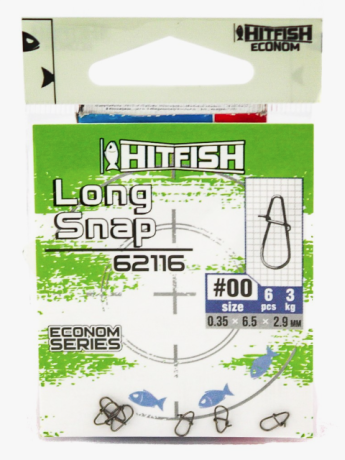 Застёжка Long Snap HITFISH # 00