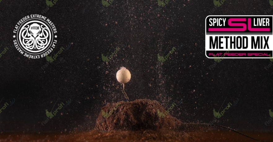Методная прикормка FFEM Method Mix Spicy Liver 1кг.