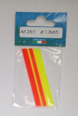 Набор пластиковых антенн для поплавка 1,8 х 65 мм